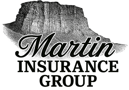 Martin Insurance Group logo with mountain.